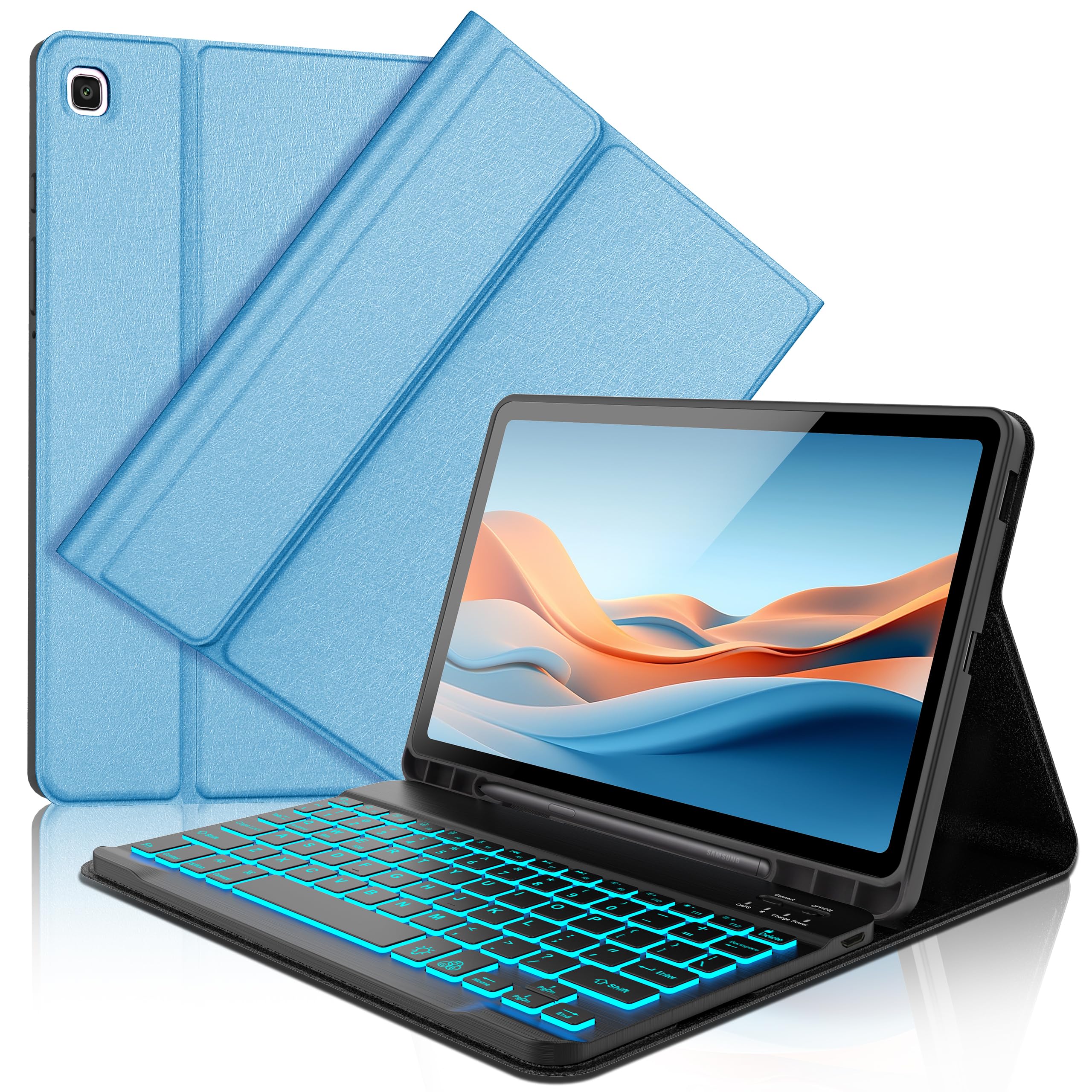 Amazon.com: OYOSUOGG Galaxy Tab S6 Lite Case with Keyboard